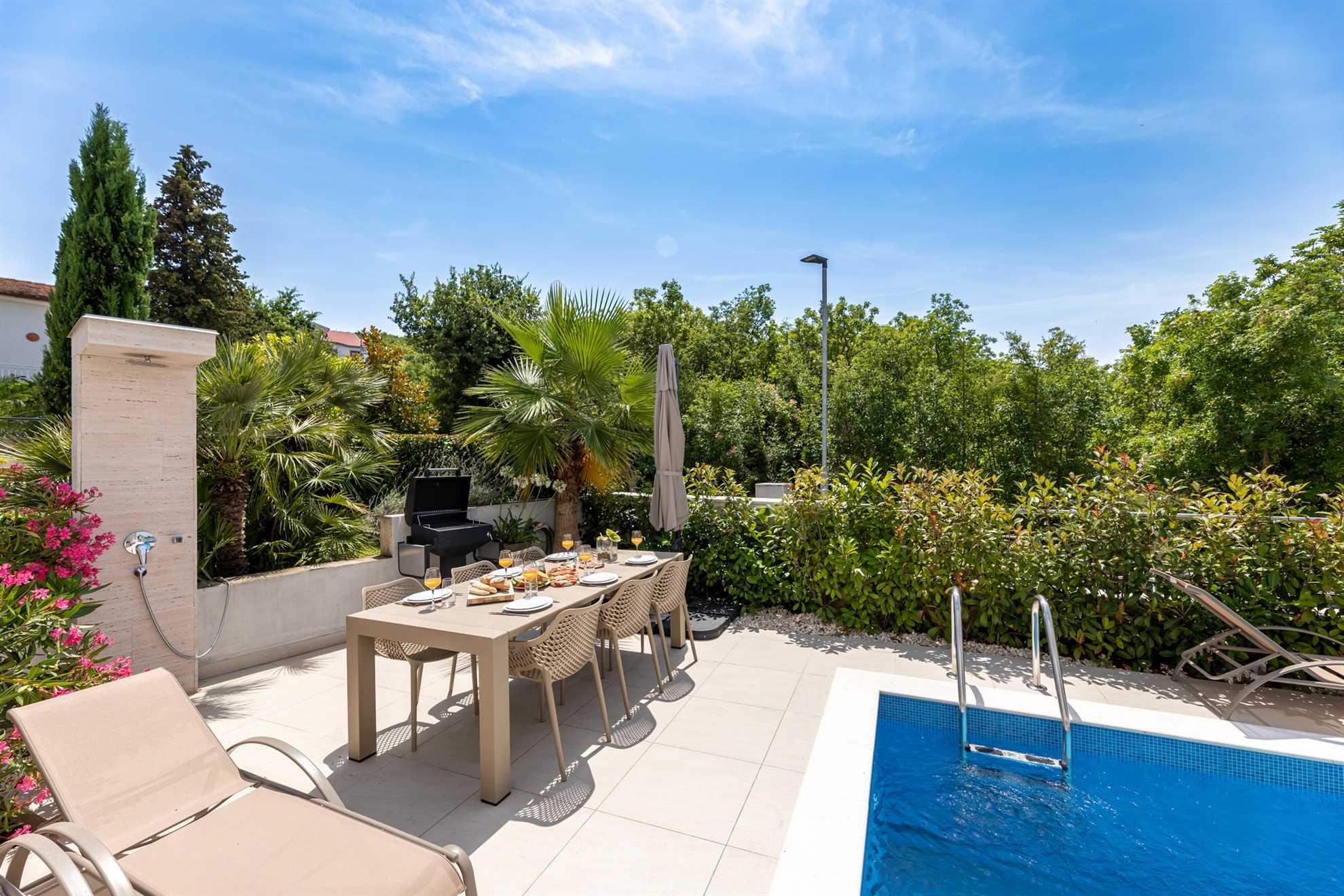 Casa Mariposa mit beheiztem Pool und Meerblick