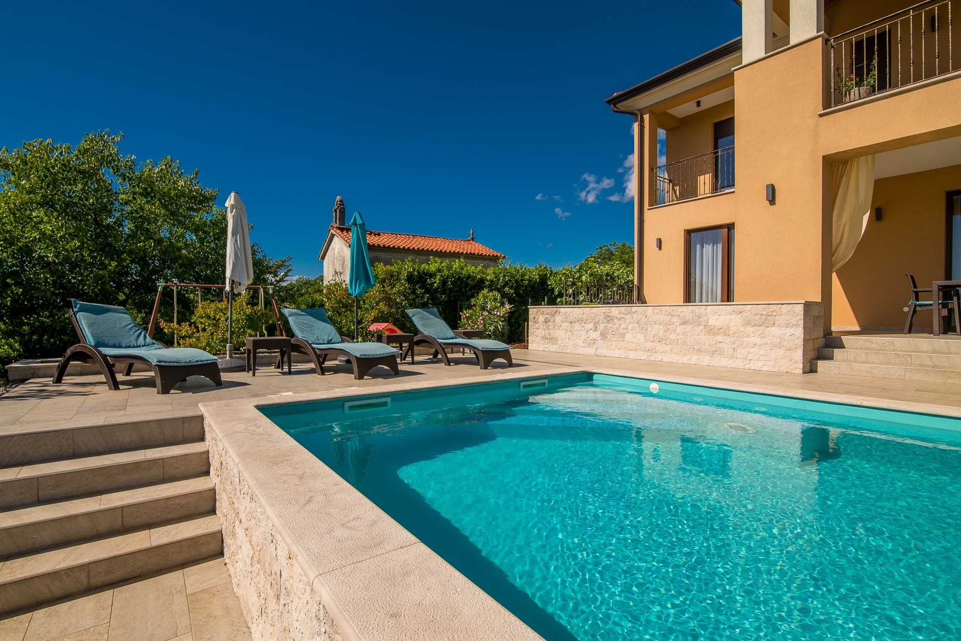 Apartma Villa Cecilia z zasebnim bazenom
