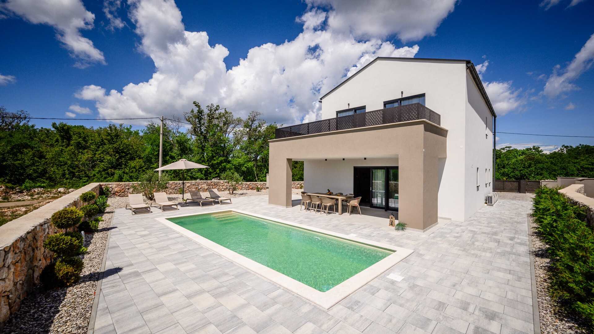 Villa Divine mit Pool - Oase der Ruhe auf der Insel Krk