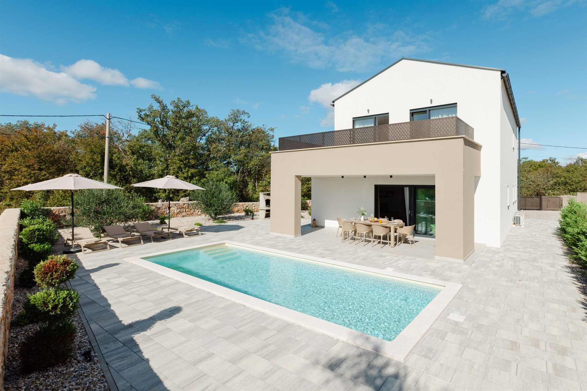 Villa Divine with pool - an oasis of peace on the island of Krk