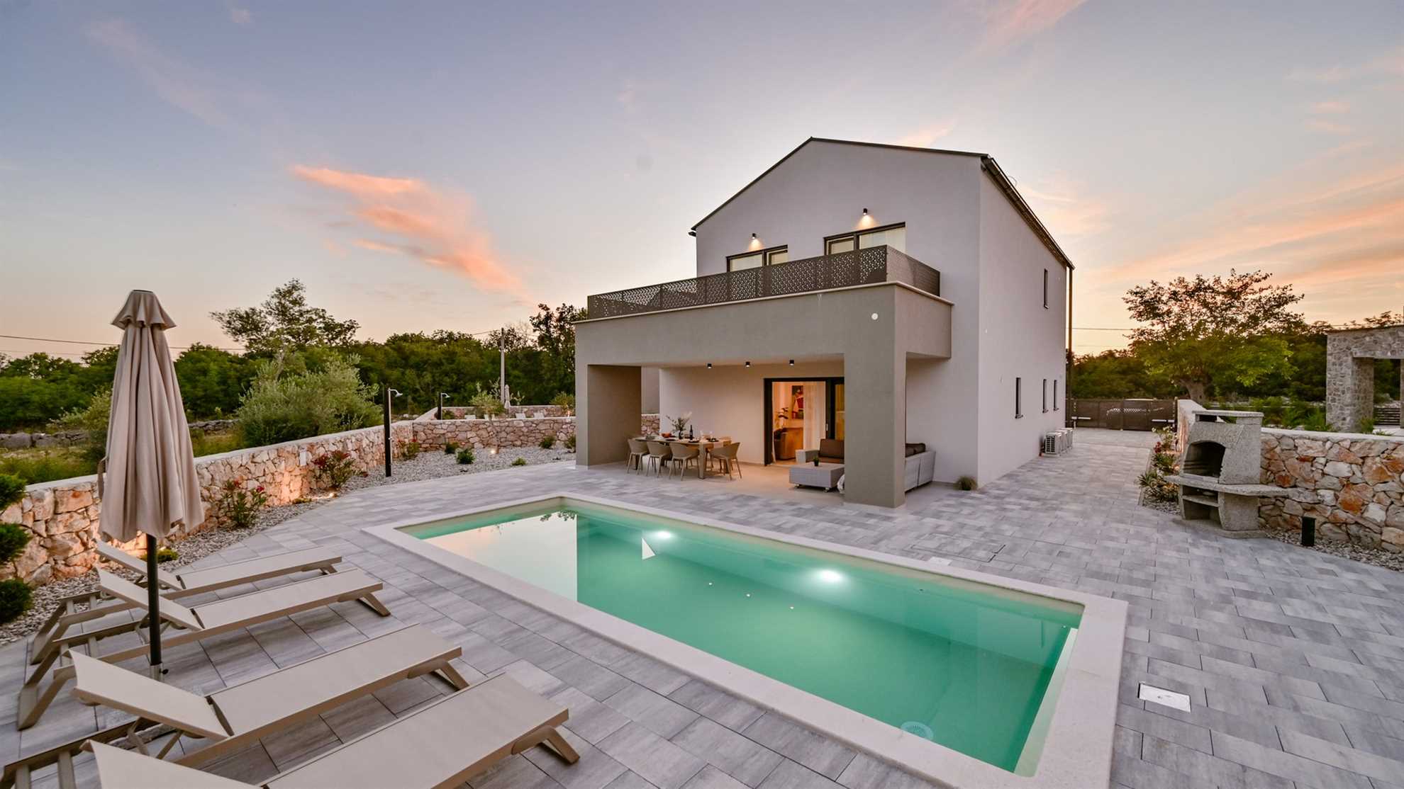Villa Delight mit Pool - Oase der Ruhe auf der Insel Krk