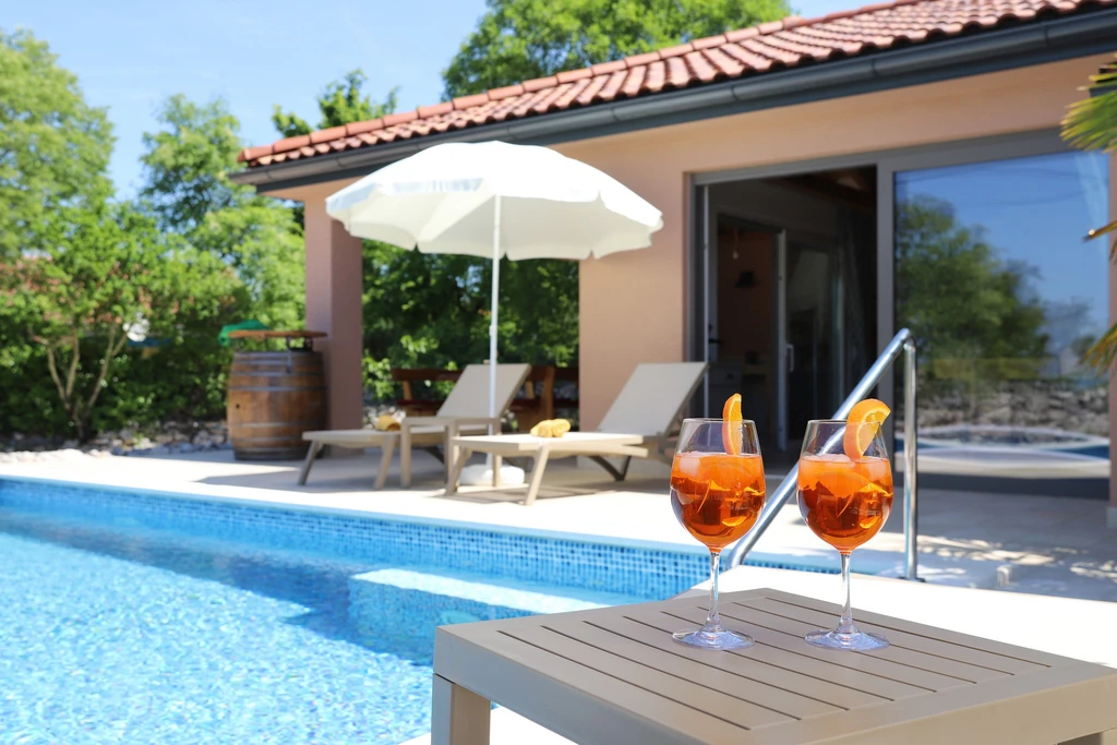 Villa in Malinska (Krk) with Private Pool (6 guests)
