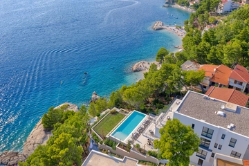 Brela 5-Bedroom Beachfront Villa for 10