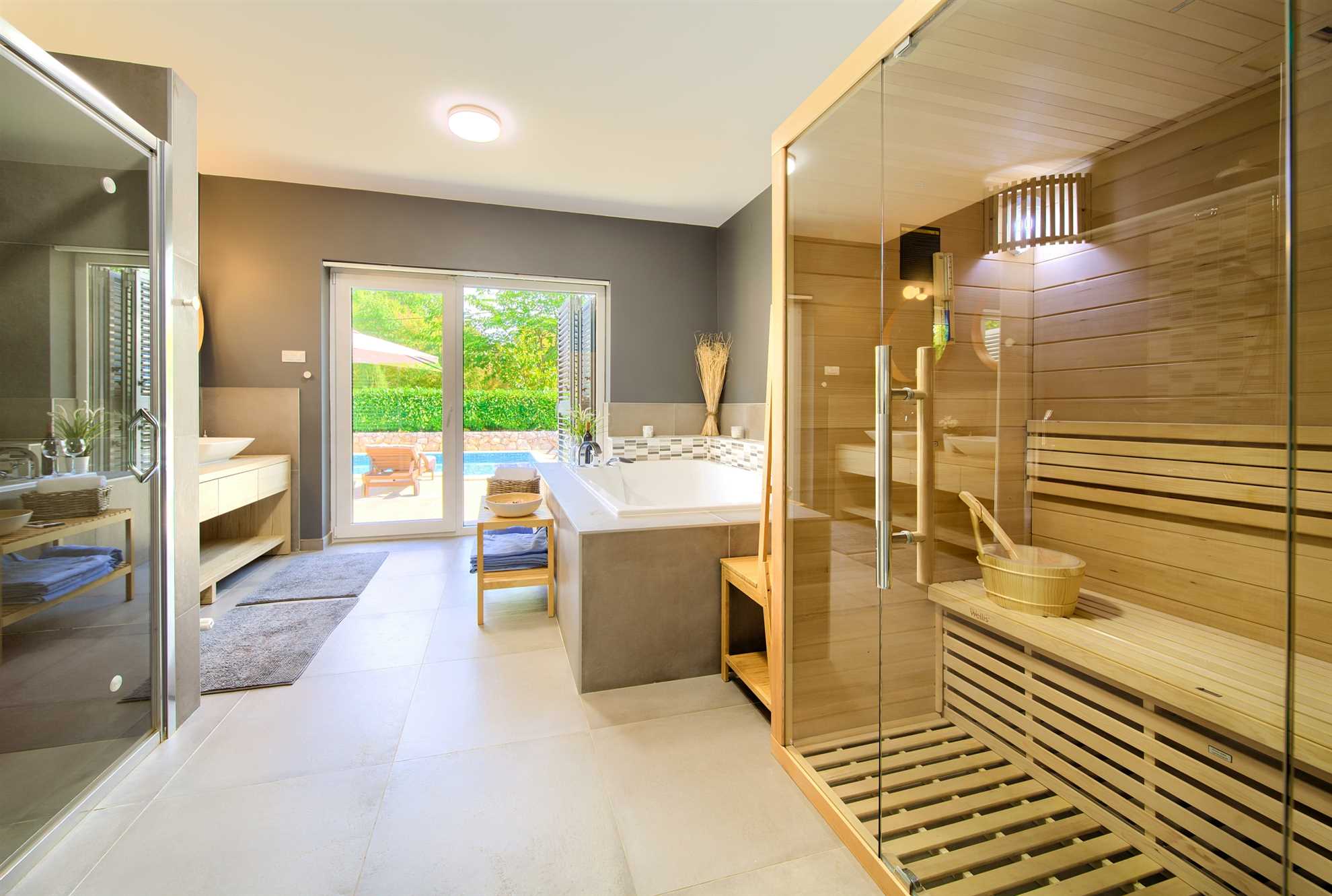 Prekrasna vila AURORA s privatnim bazenom, saunom i jacuzzijem