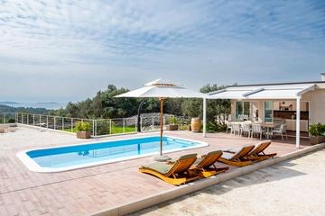 Villa with Private Pool and Sea Views in Trogir