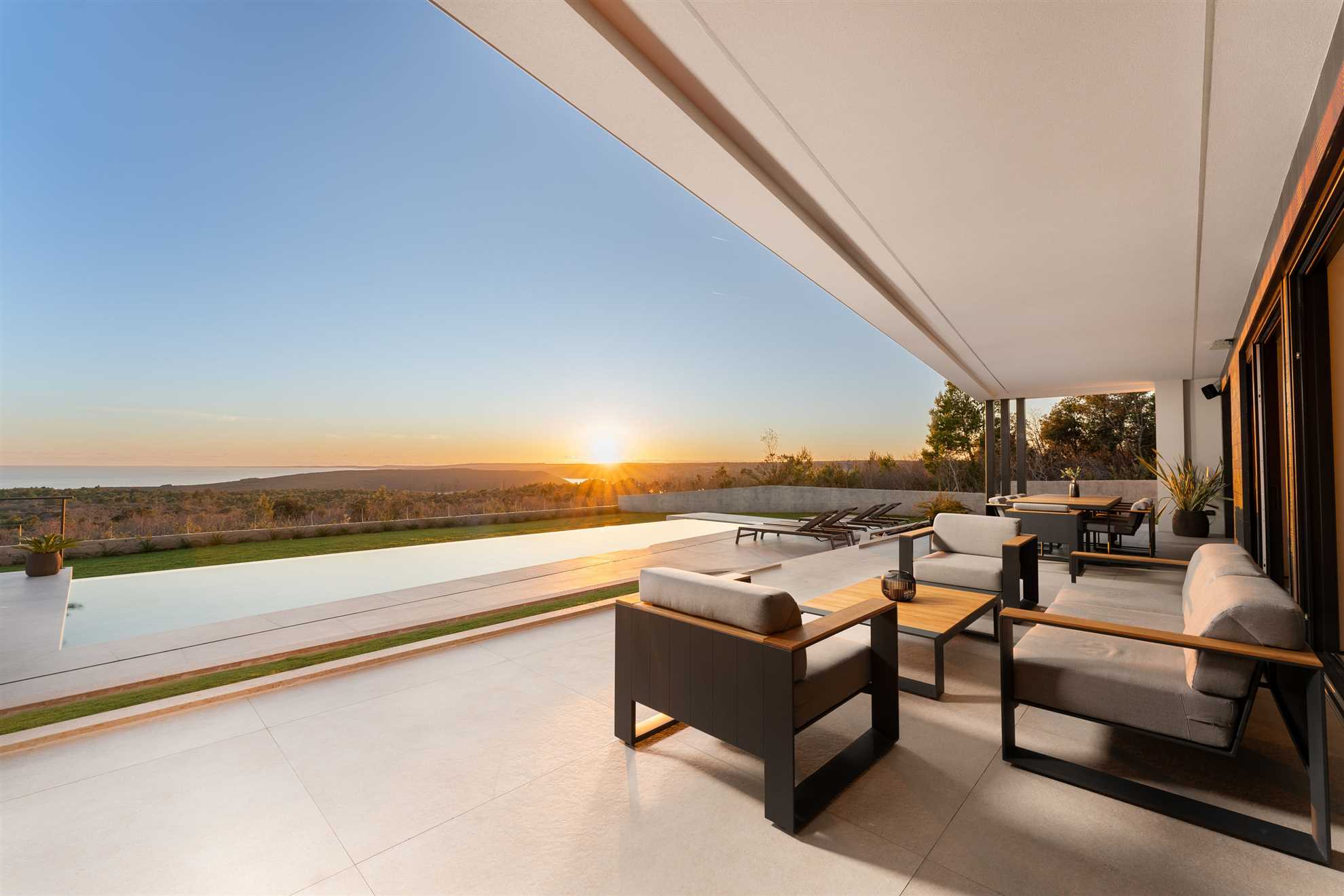 Design Villa Diagonal - miran bijeg s pogledom na more