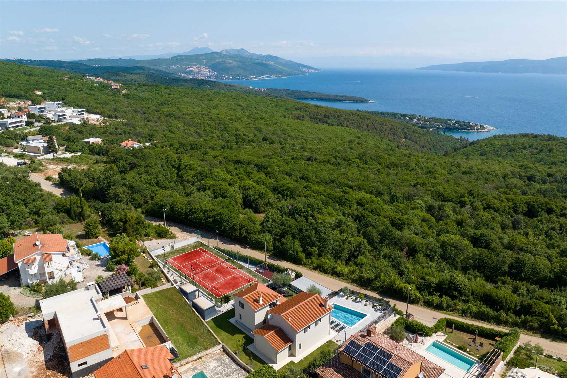 Image of Mediterranean villa Anatai with a sea view