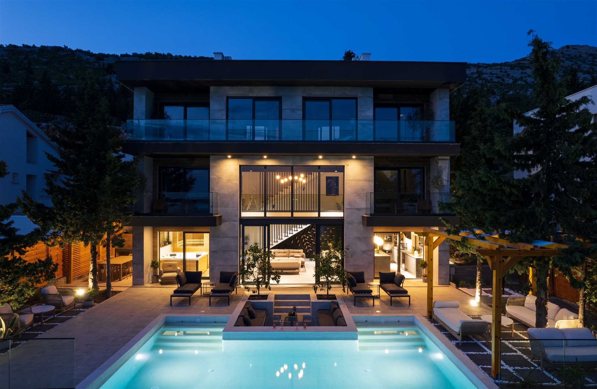 The luxurious Villa Soho