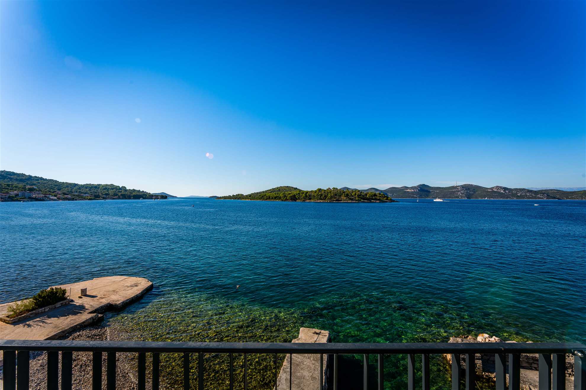 Sea front Villa Draga with heated infinity pool