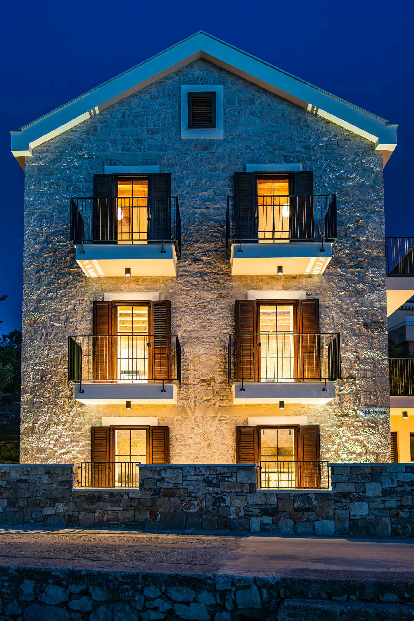 Sea front Villa Draga with heated infinity pool