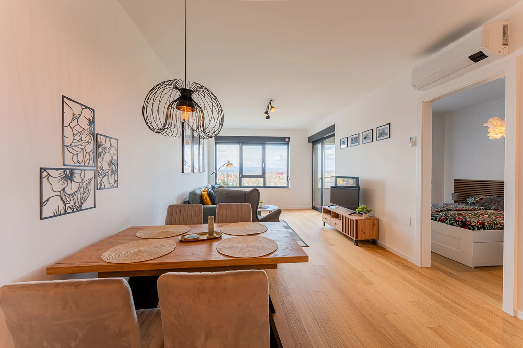 Zagreb 1-Bedroom Apartment for 2 Guests