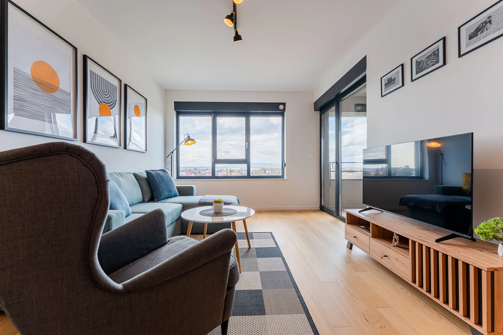 Zagreb 1-Bedroom Apartment for 2 Guests