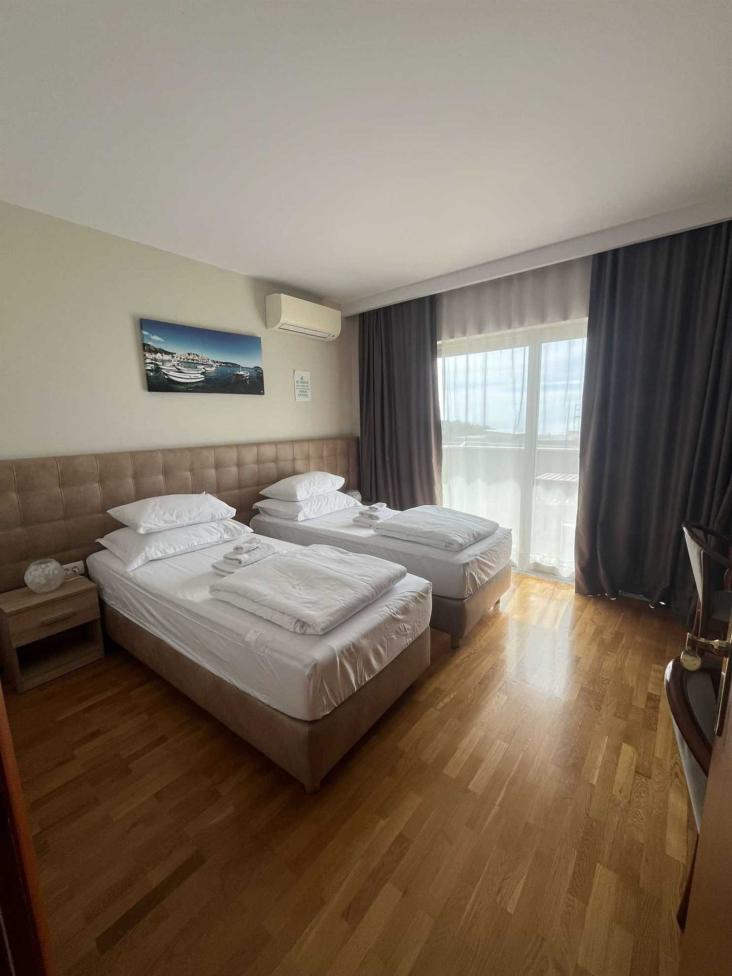 Double or Twin Room with Side Sea View