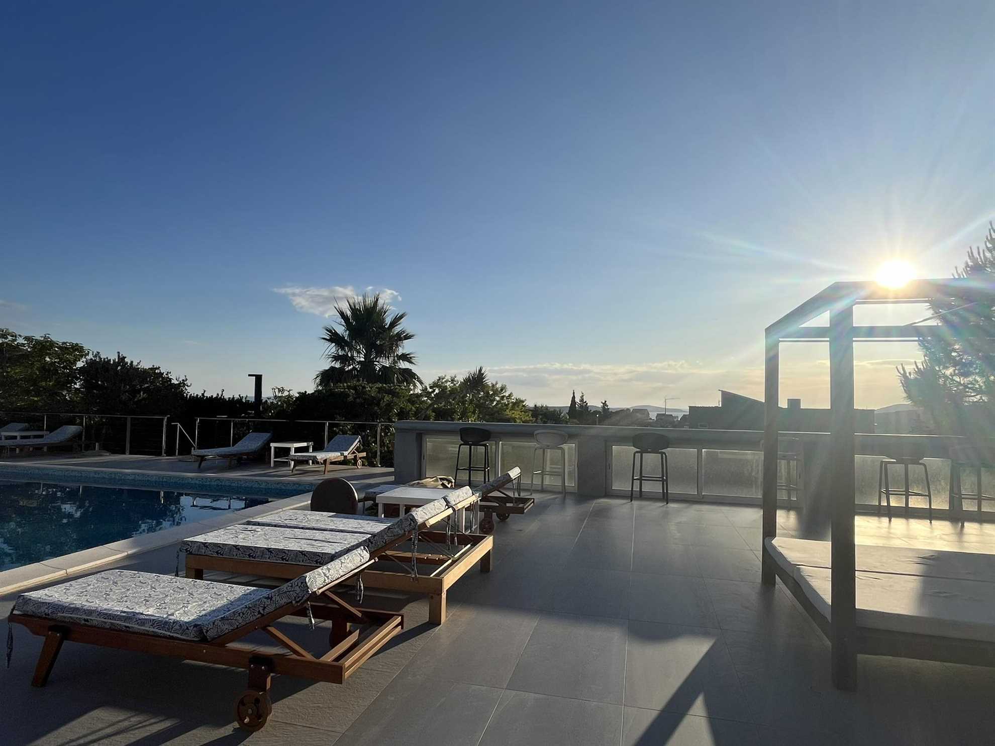 Double Room with Balcony and Pool View