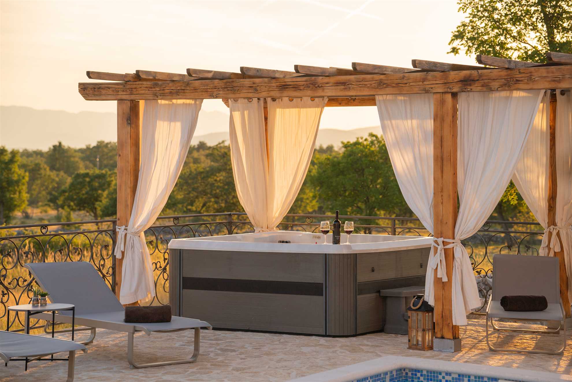 Villa Unika heated Pool, Jacuzzi, Sauna