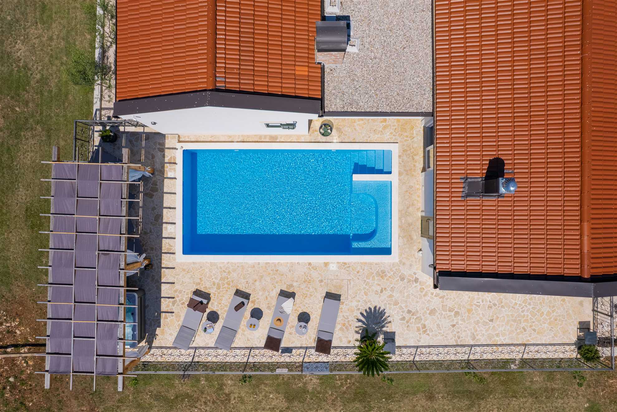 Villa Unika heated Pool, Jacuzzi, Sauna