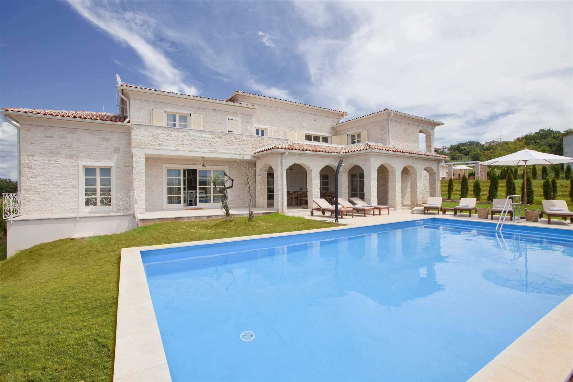 Villa Sara Bajkini with vineyard view