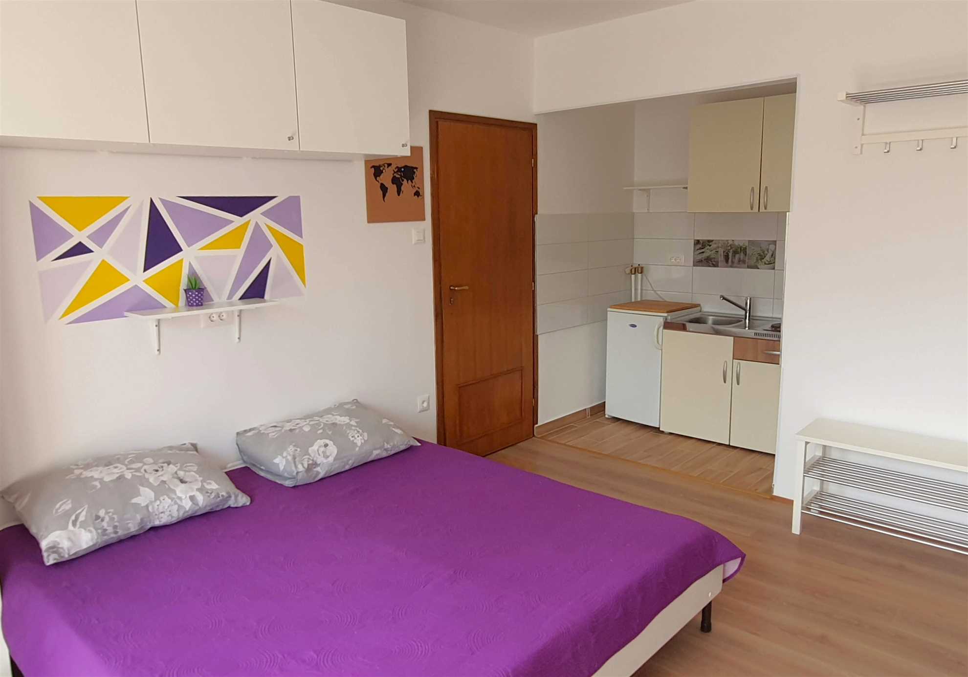 Studio+free parking, 100m to sea