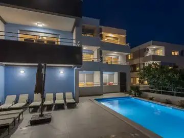 Novalja Studio for 3 Guests with Private Balcony