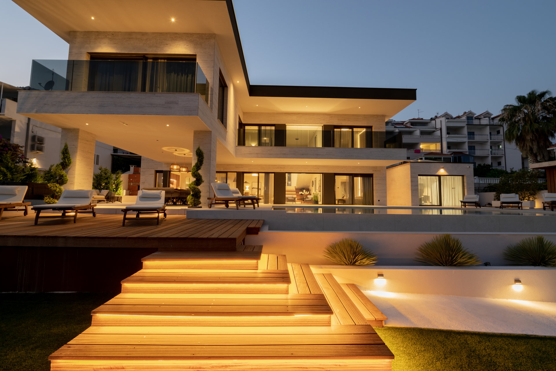 Beachfront Villa Nautilux with Pool