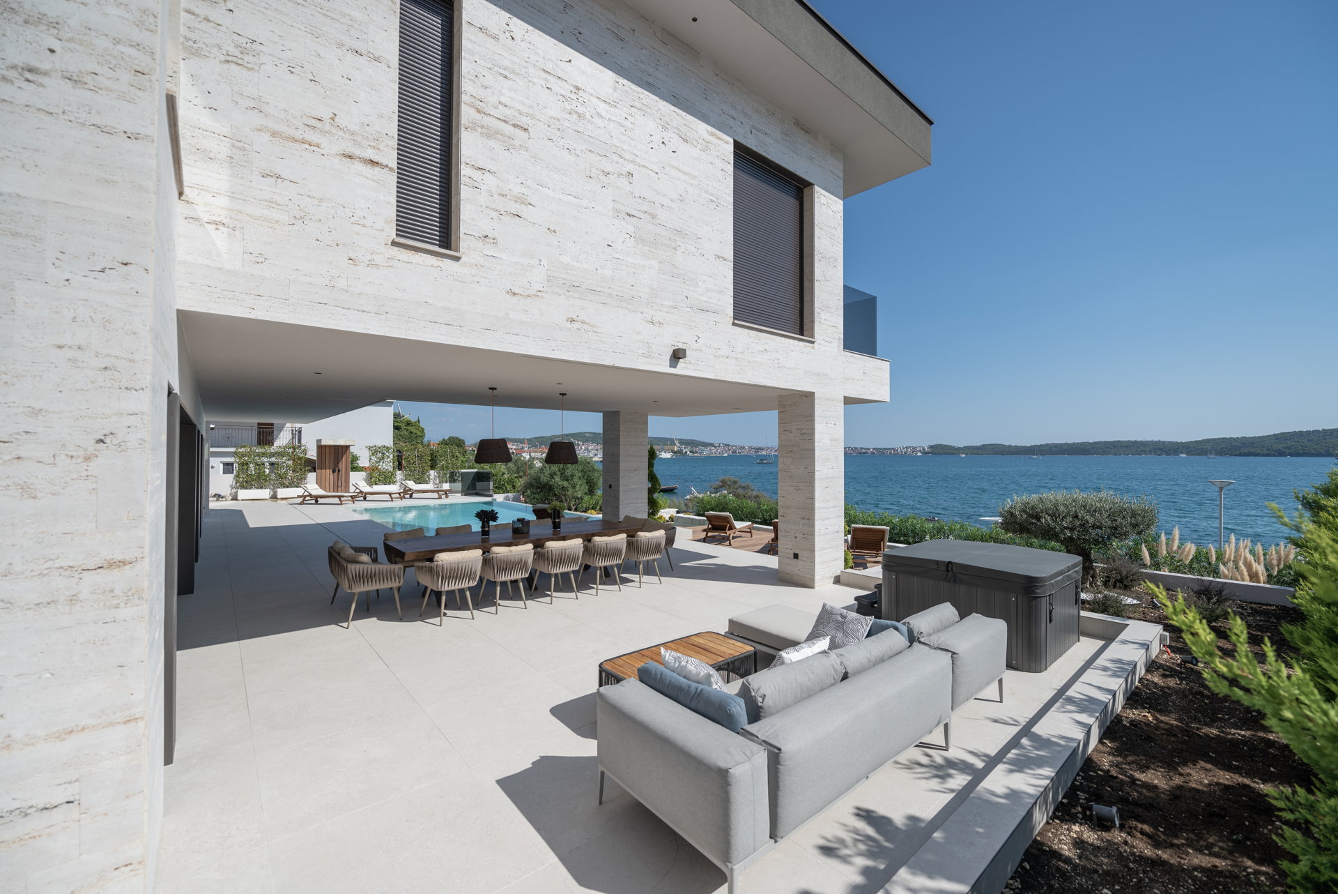 Beachfront Villa Nautilux with Pool