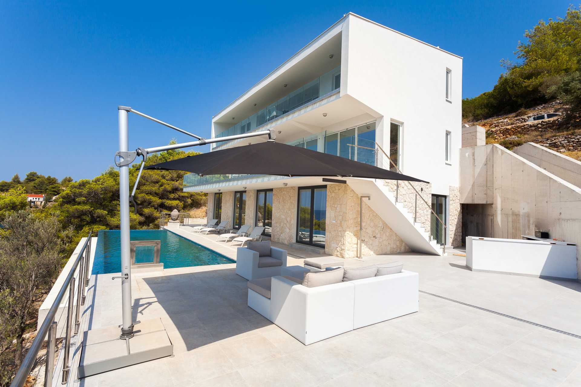 Beachfront Villa Modus Vivendi with Pool