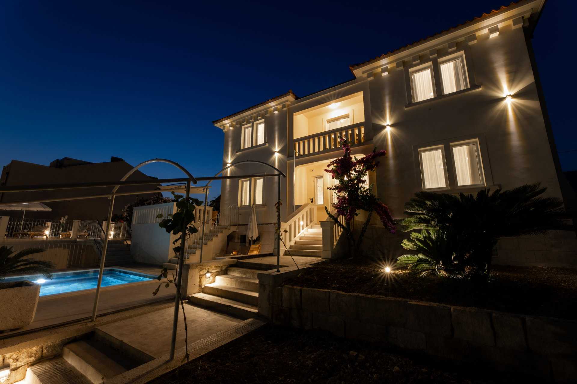 Beachfront Villa Harmonia with Pool