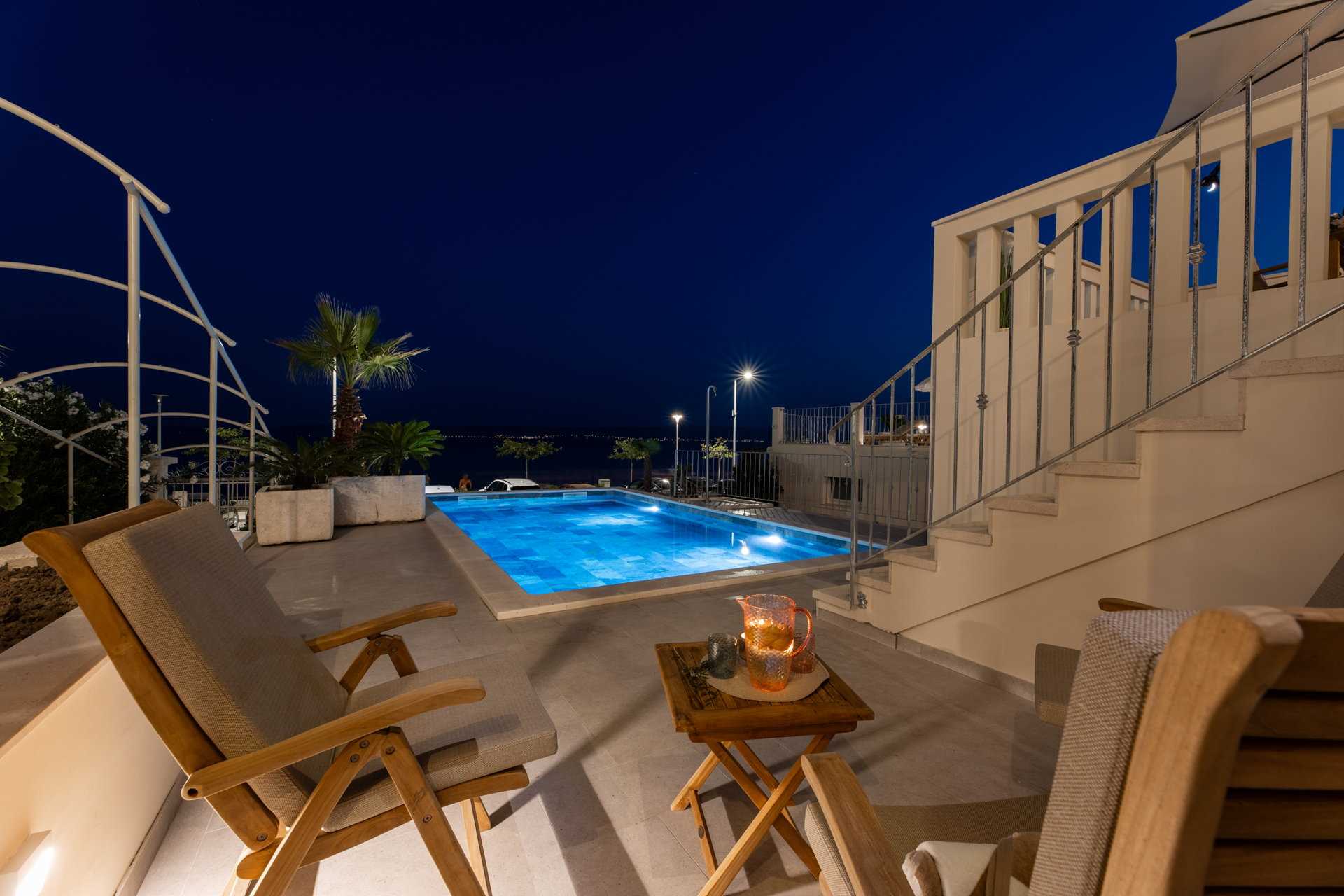 Beachfront Villa Harmonia with Pool