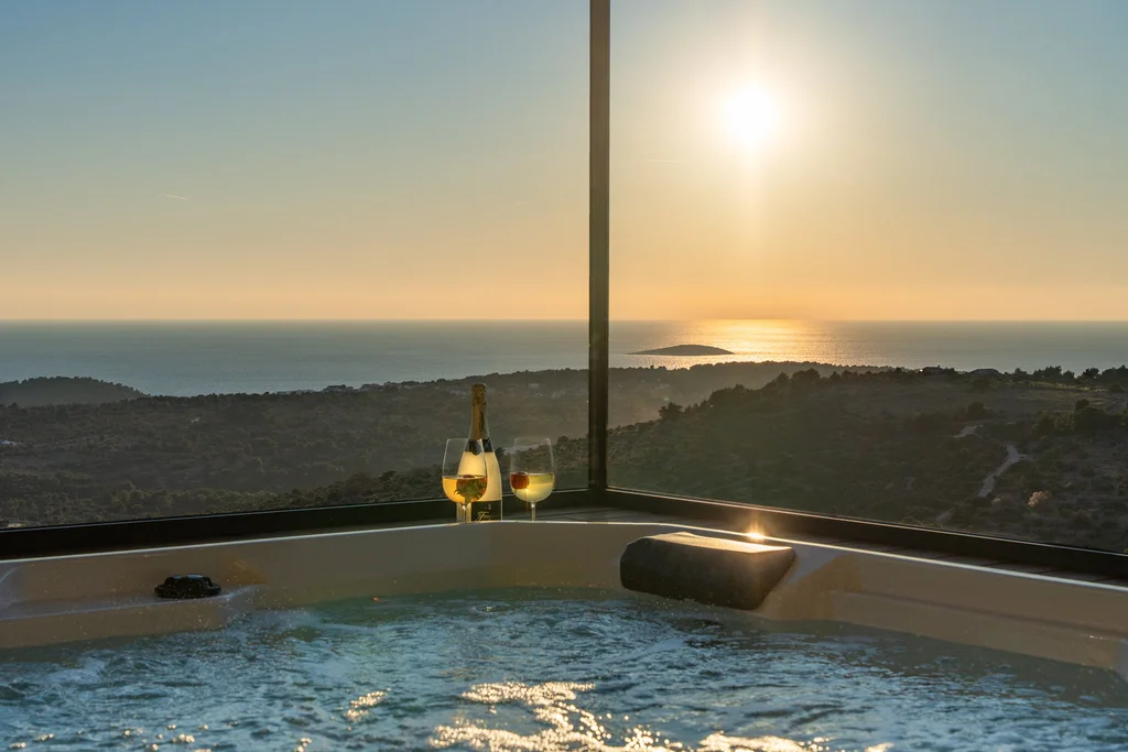 Modern Villa Retreat with Pool in Rogoznica