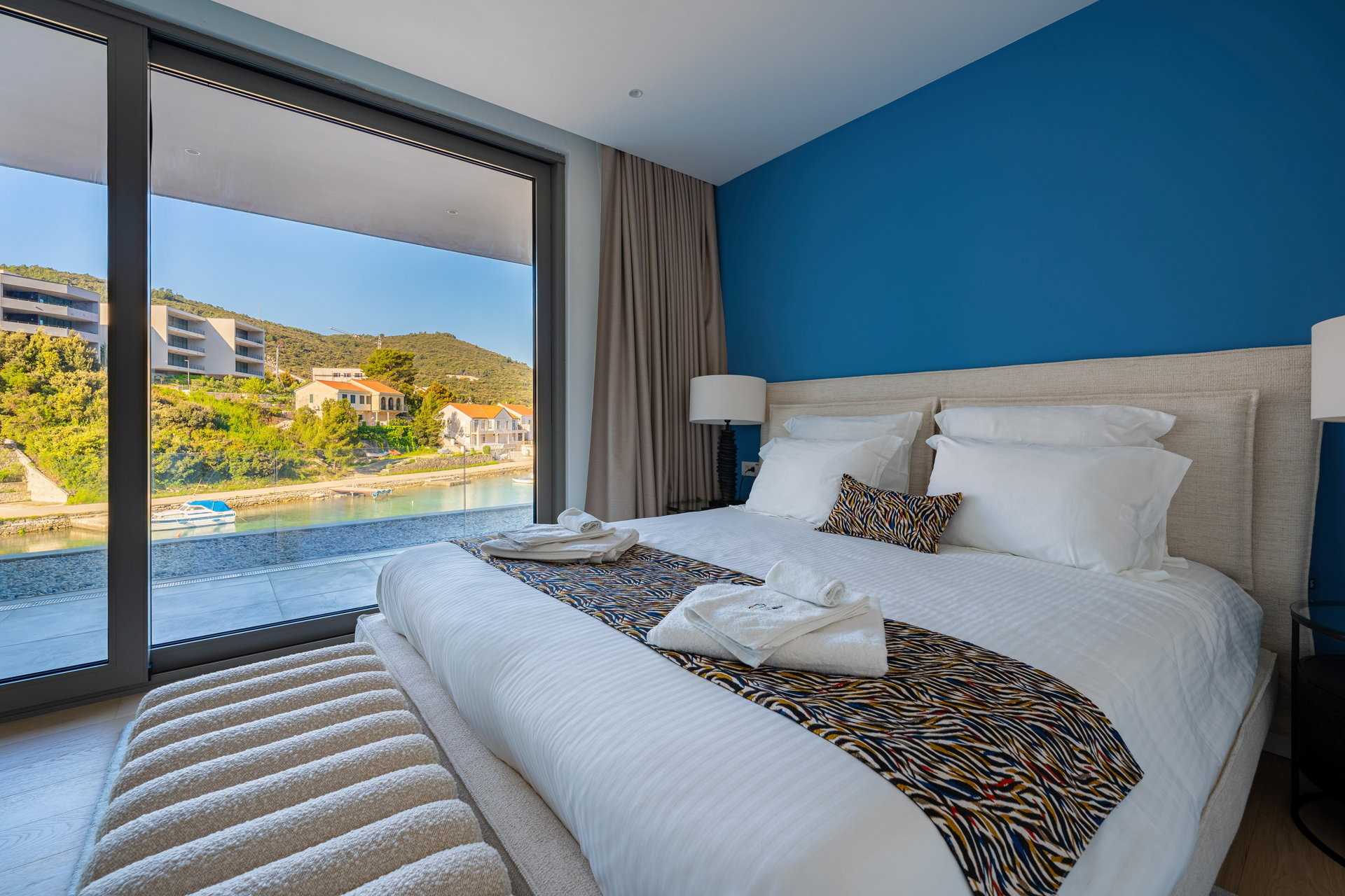 Beachfront Villa Korina Blue with Pool