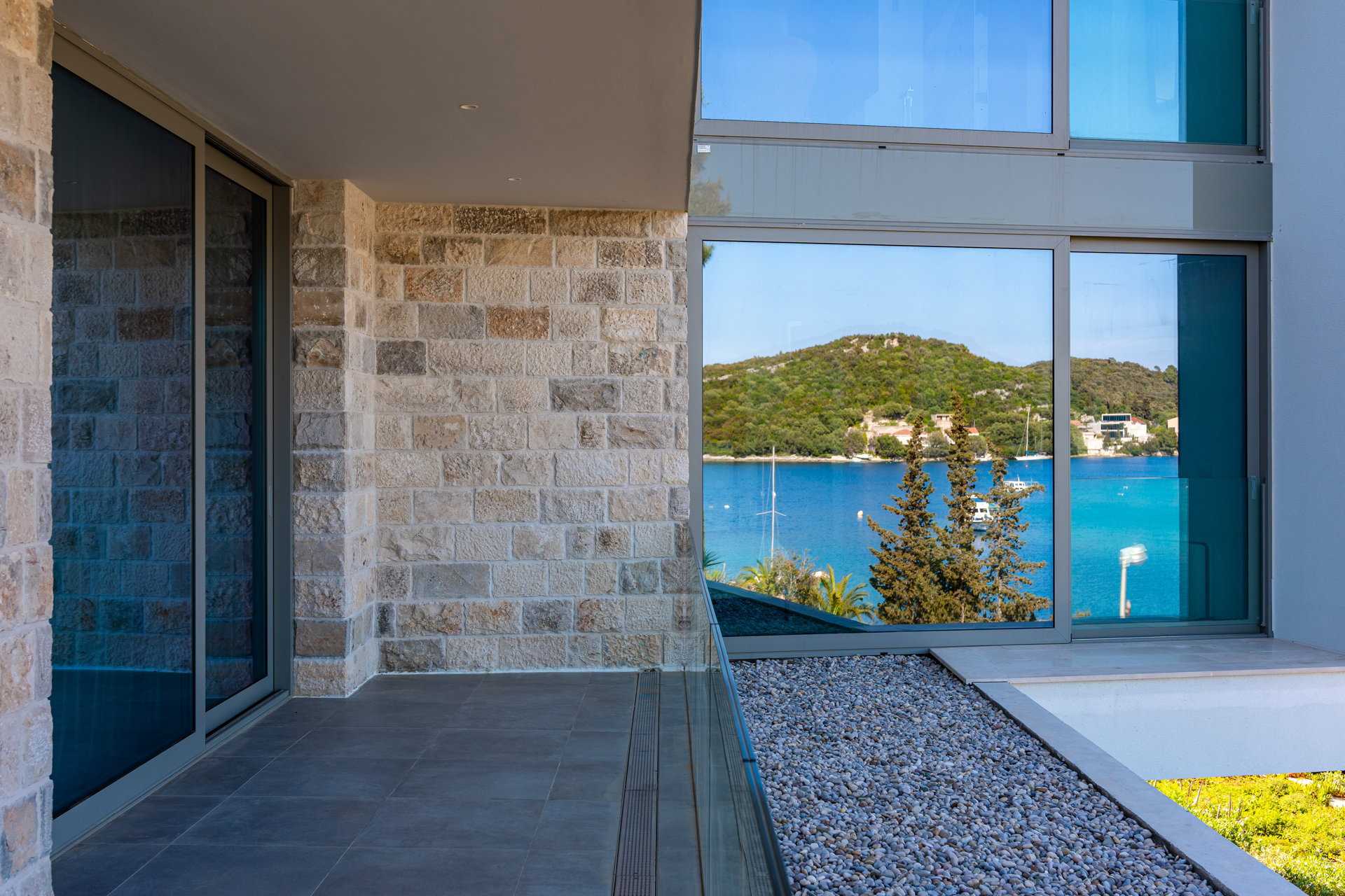 Beachfront Villa Korina Blue with Pool