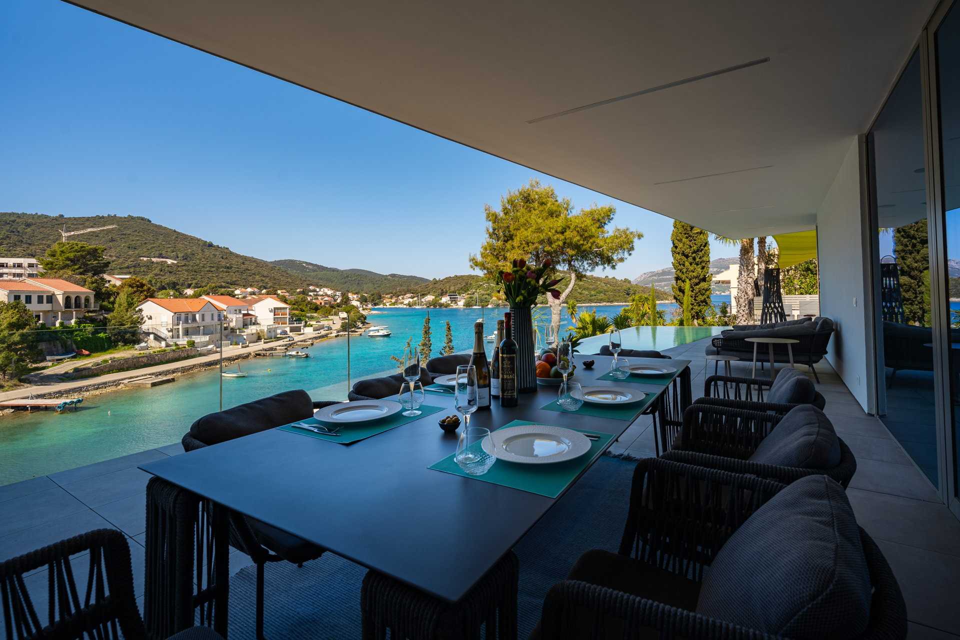 Beachfront Villa Korina Blue with Pool
