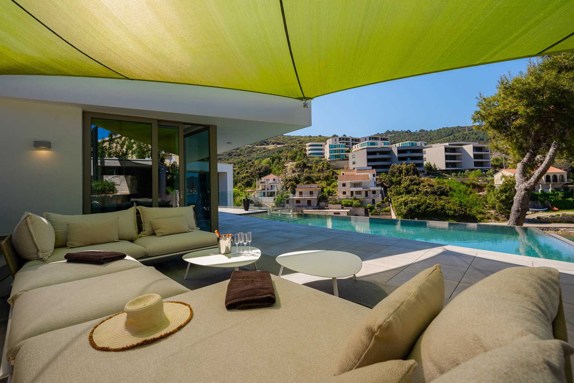 Beachfront Villa Korina Blue with Pool