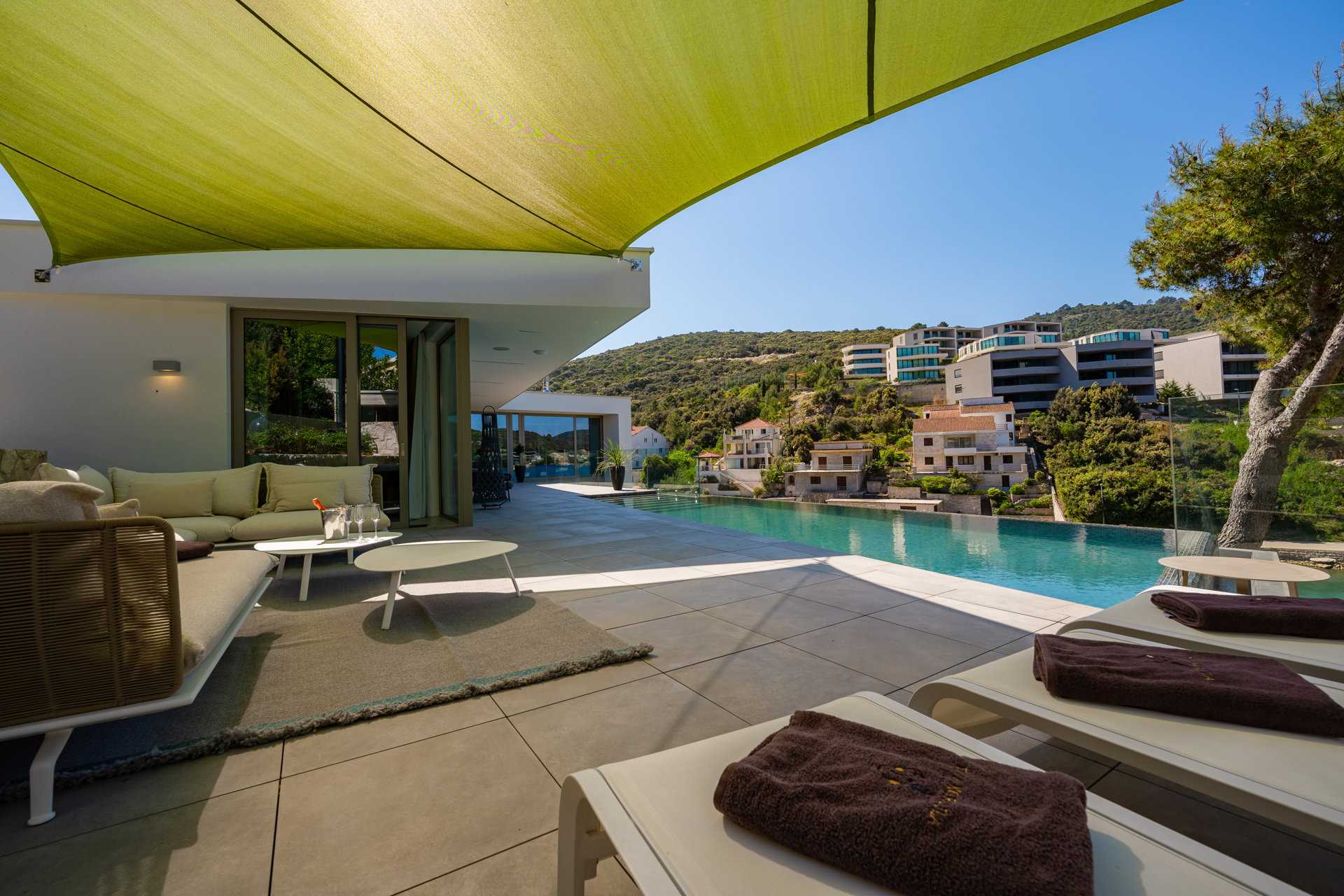 Beachfront Villa Korina Blue with Pool