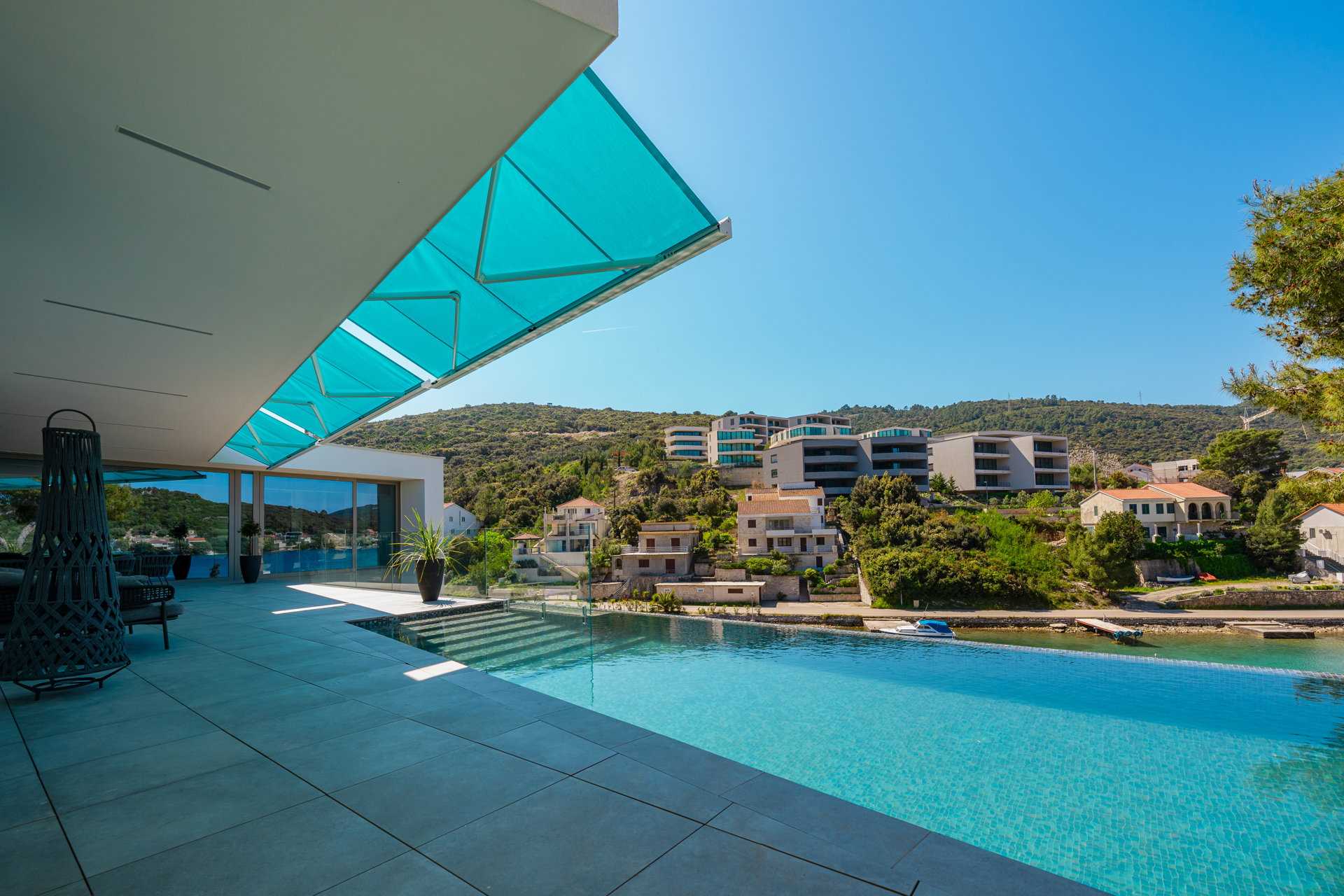 Beachfront Villa Korina Blue with Pool