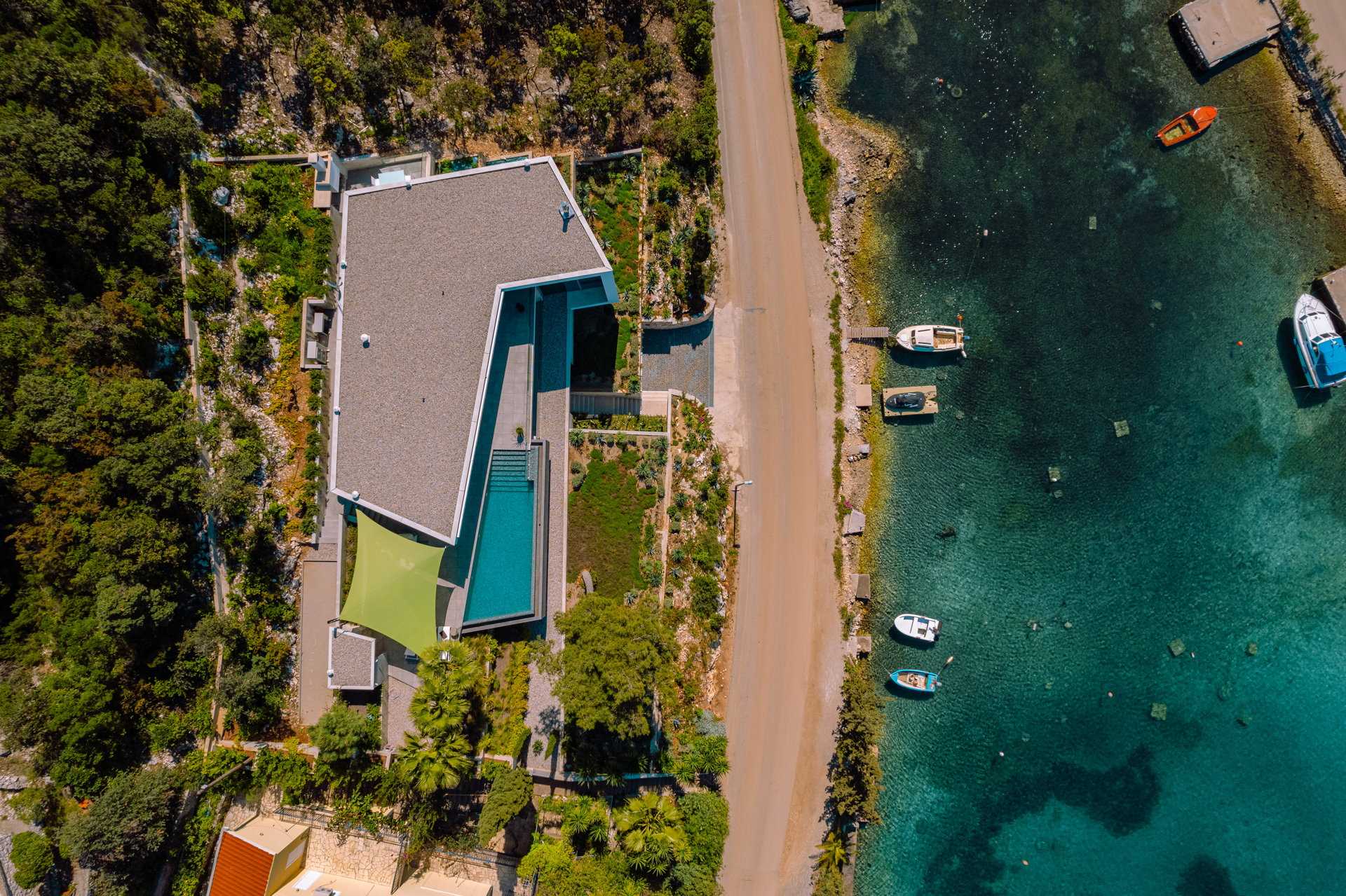 Beachfront Villa Korina Blue with Pool