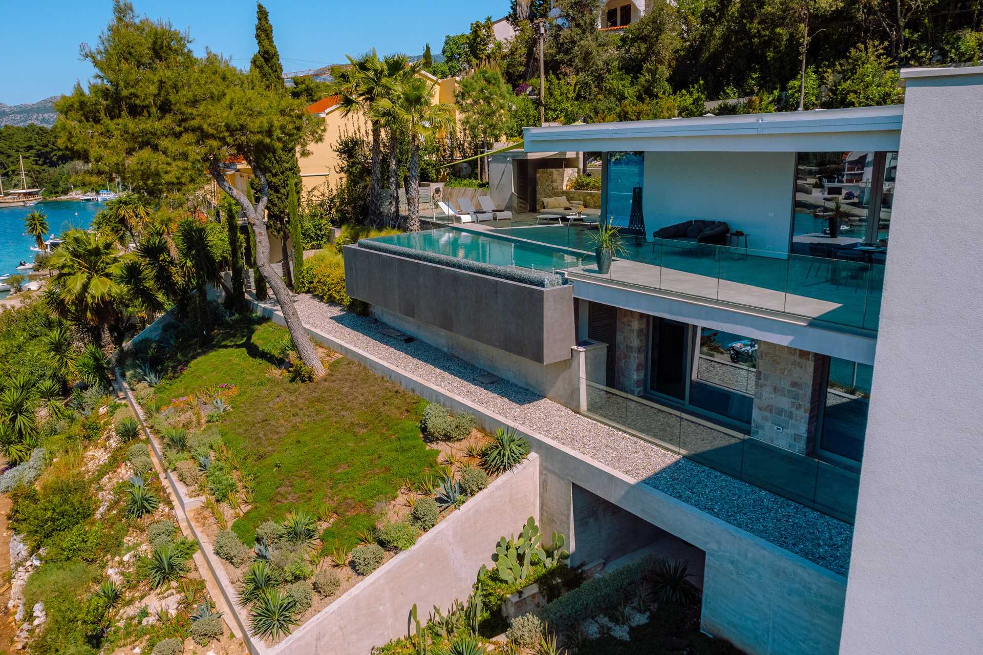 Beachfront Villa Korina Blue with Pool