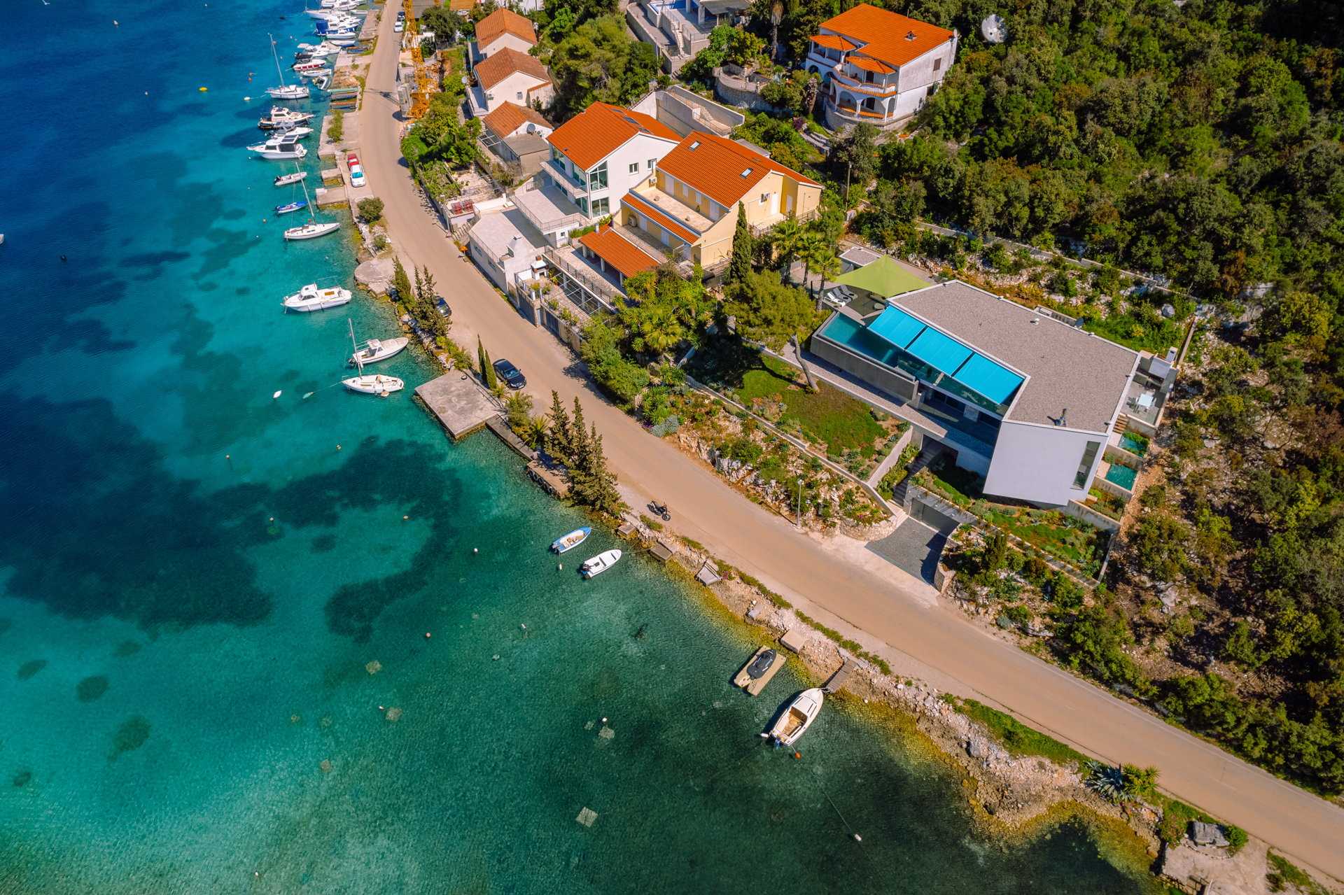 Beachfront Villa Korina Blue with Pool