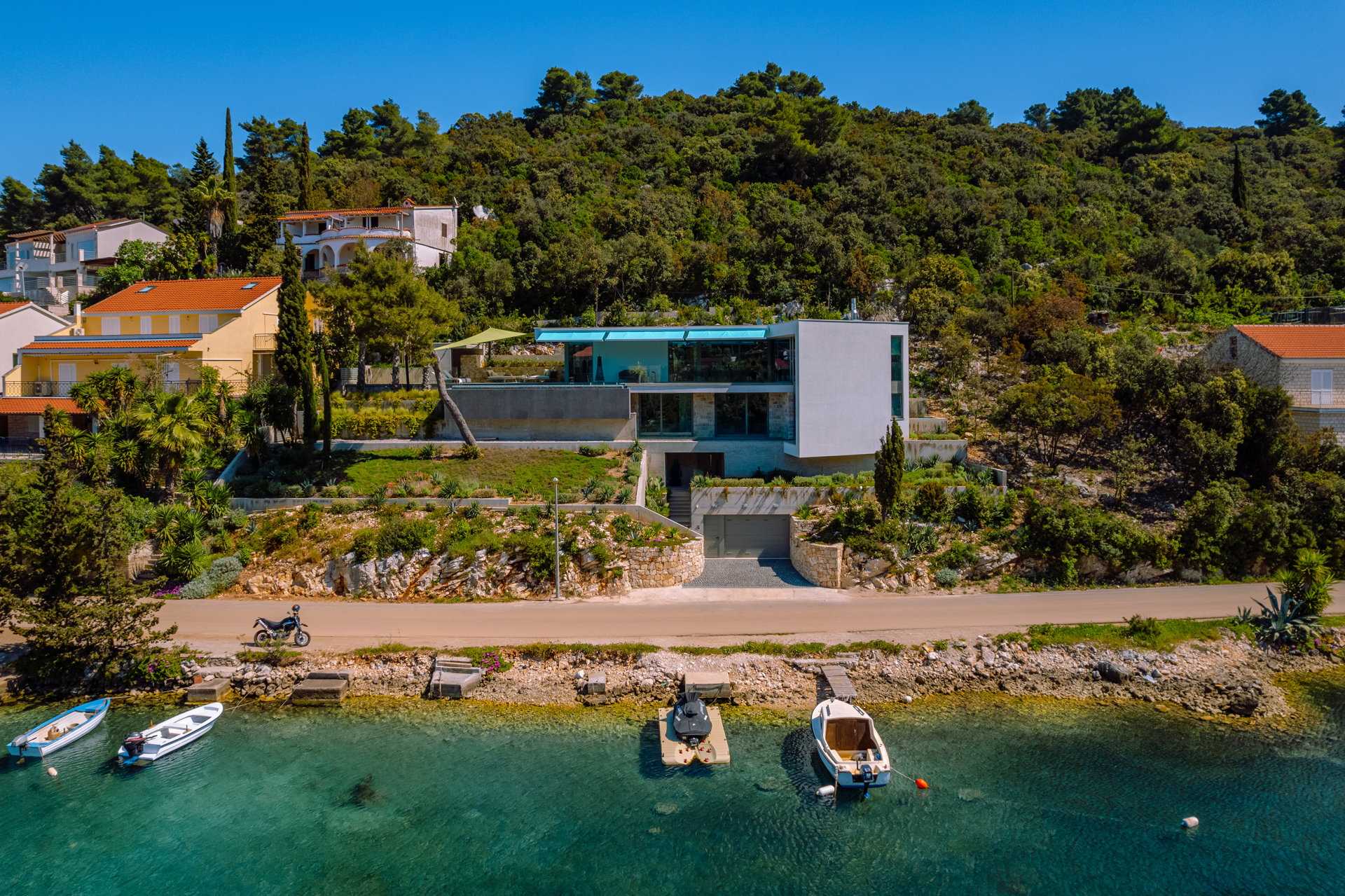 Beachfront Villa Korina Blue with Pool