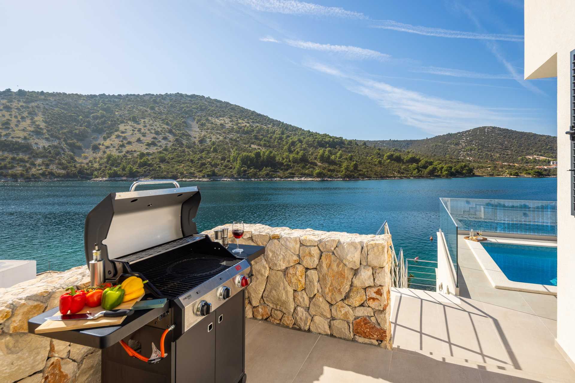 Beachfront Villa Mila M with Pool