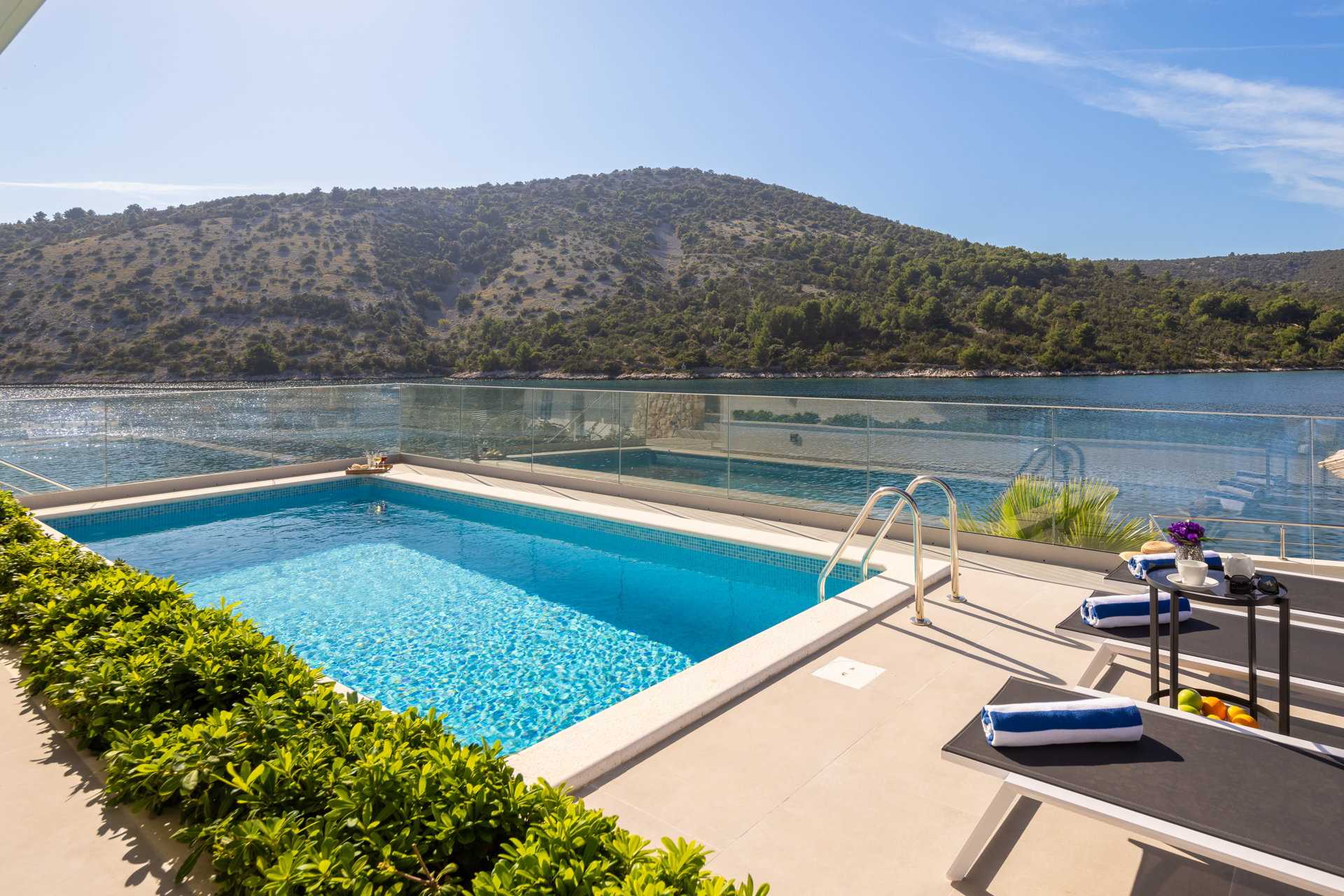 Beachfront Villa Mila M with Pool