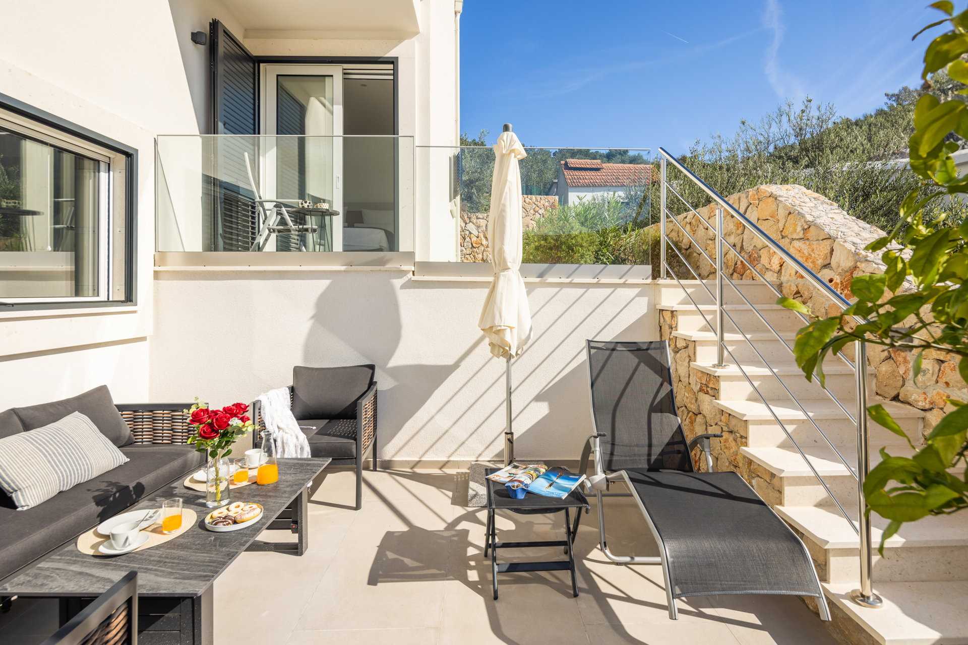 Beachfront Villa Mila M with Pool