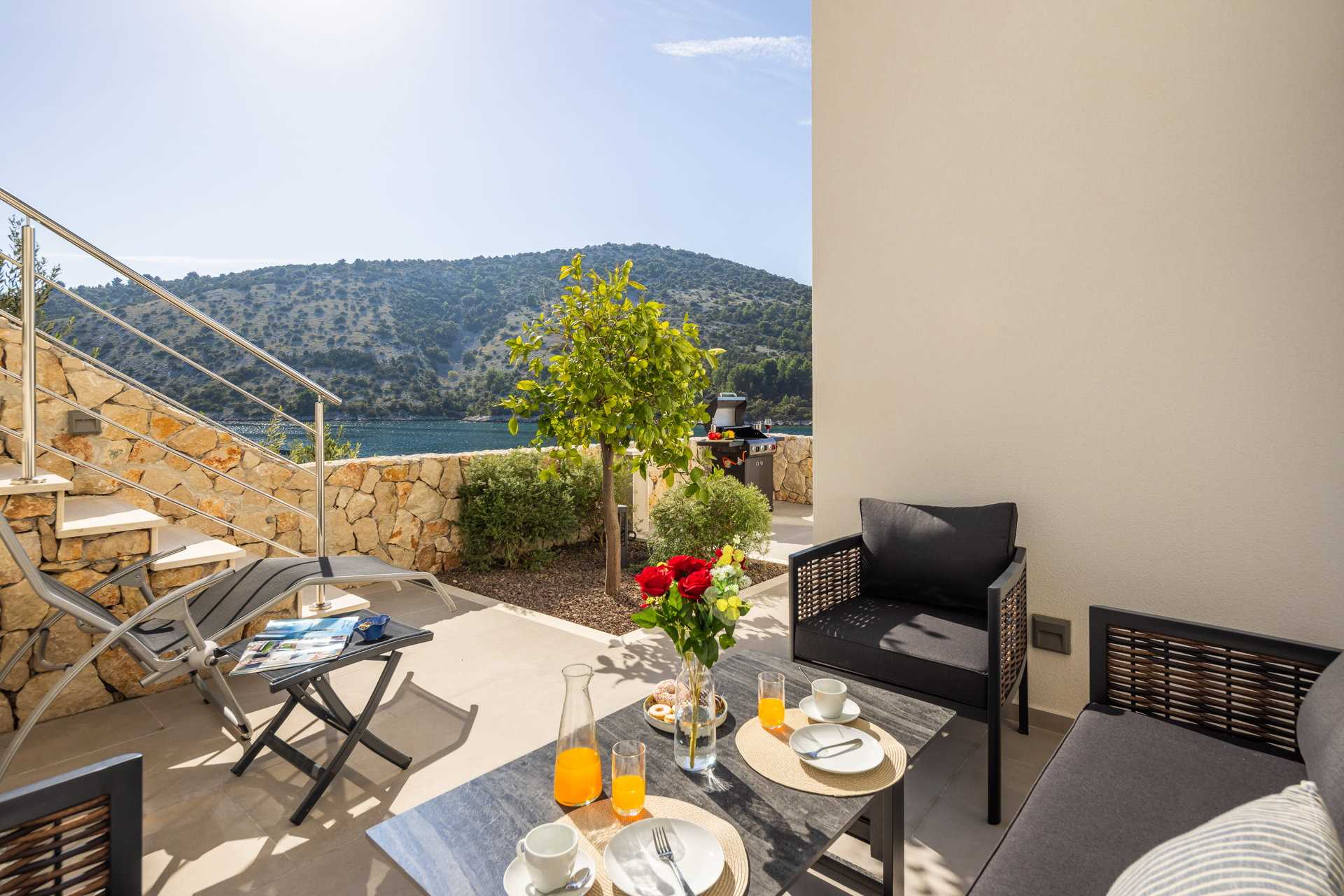 Beachfront Villa Mila M with Pool