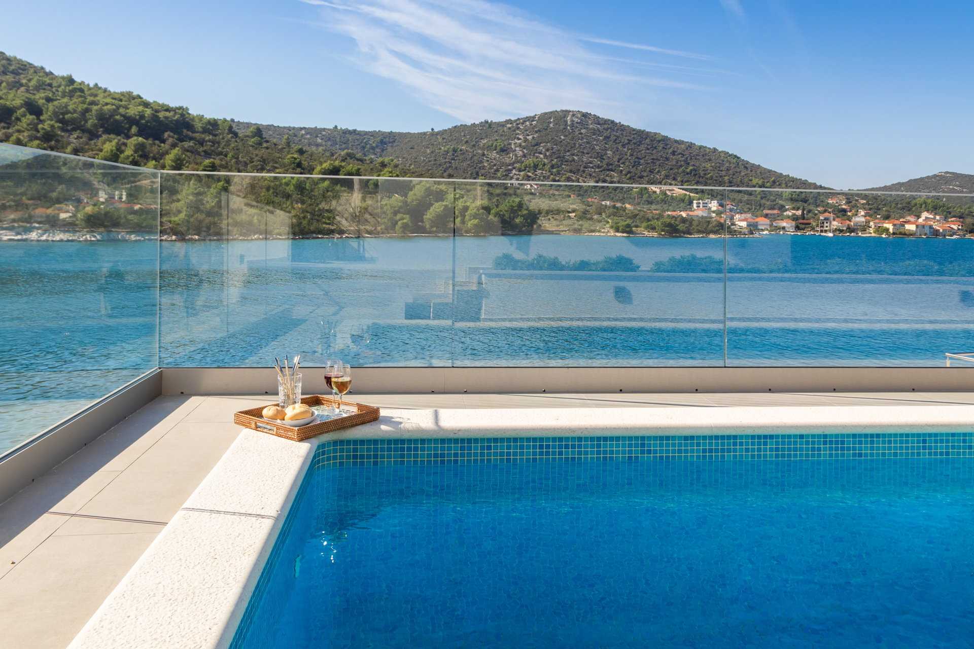 Beachfront Villa Mila M with Pool
