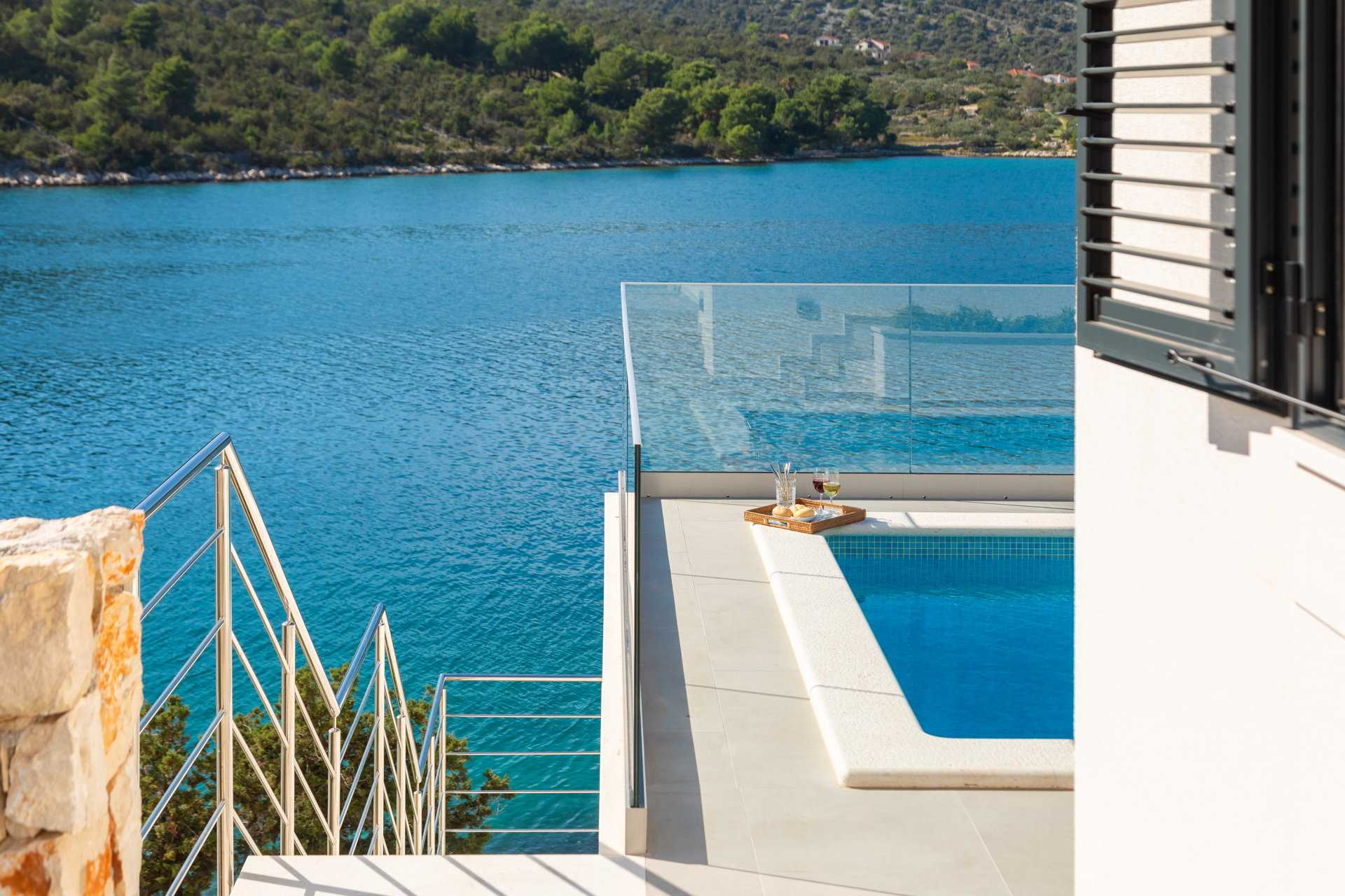 Beachfront Villa Mila M with Pool