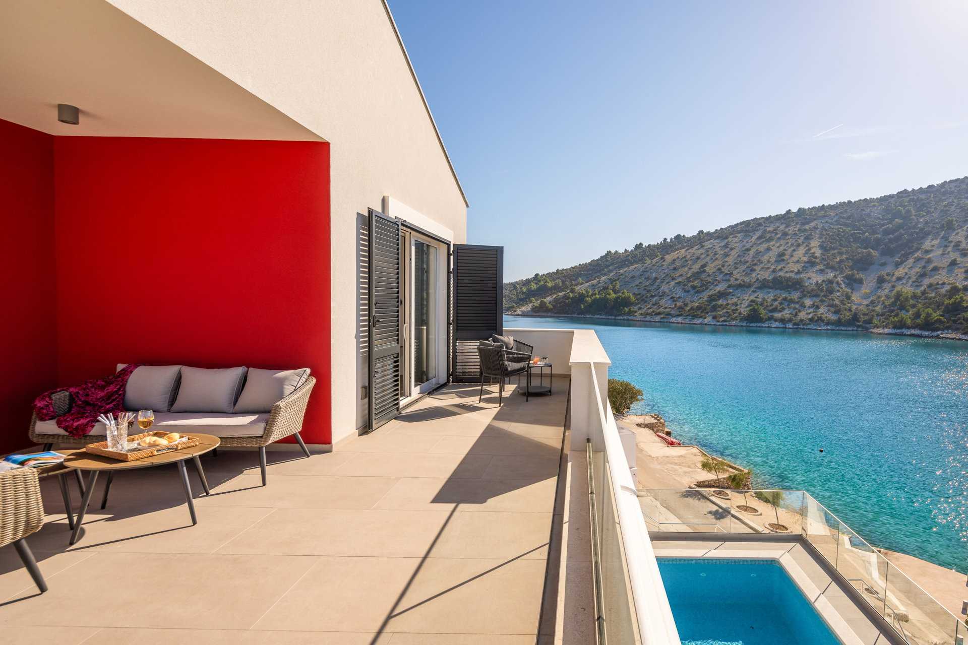 Beachfront Villa Mila M with Pool