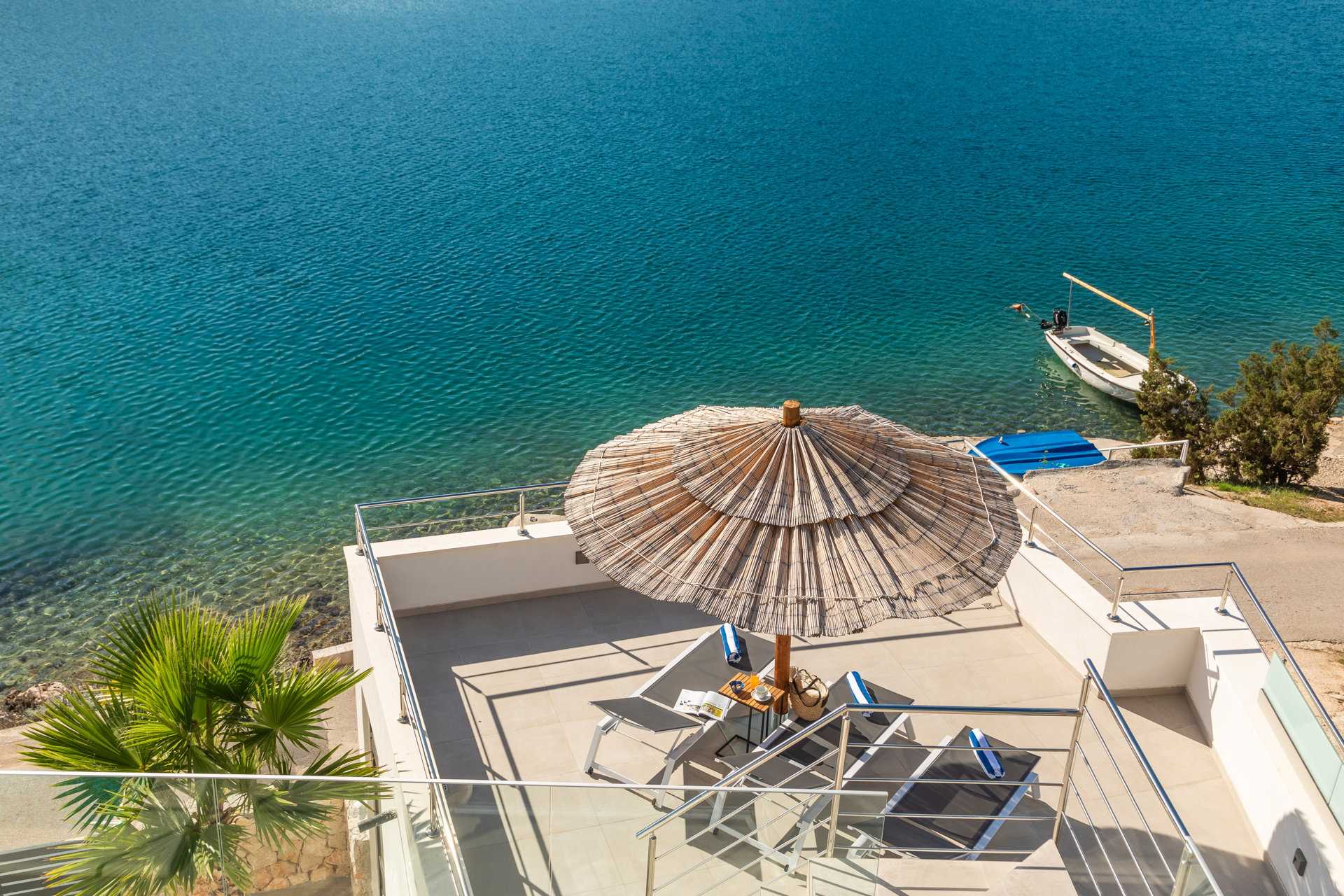 Beachfront Villa Mila M with Pool