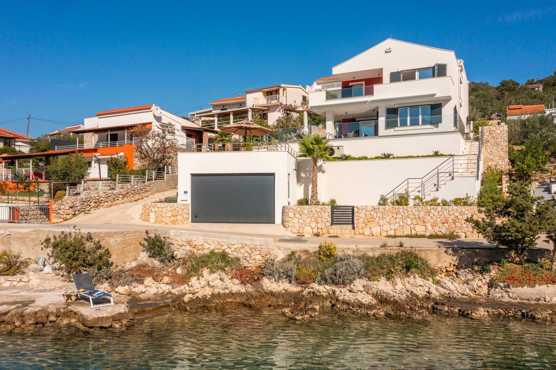 Beachfront Villa Mila M with Pool