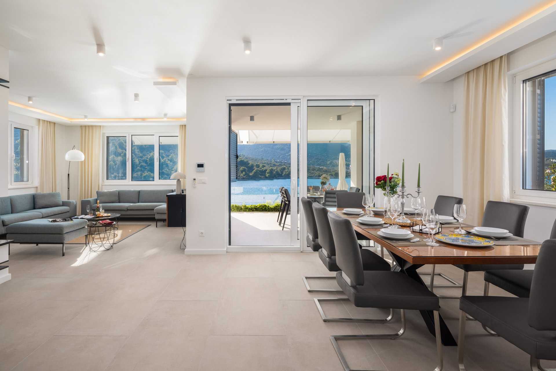 Beachfront Villa Mila M with Pool
