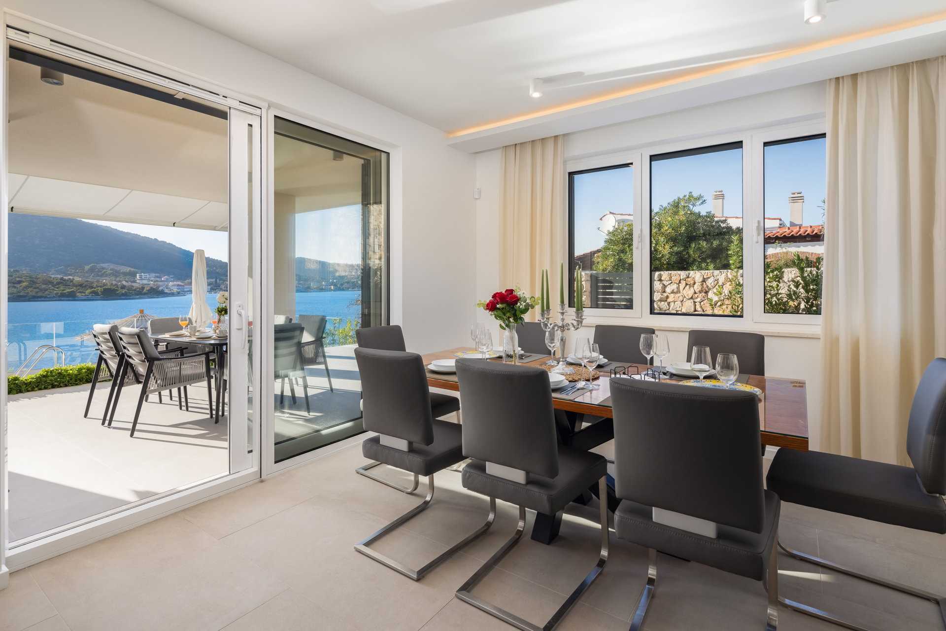Beachfront Villa Mila M with Pool